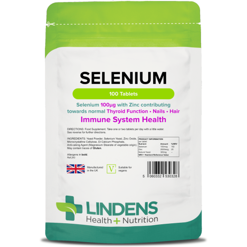 LINDENS Selen- und Zinkpräparat – 100 Tabletten