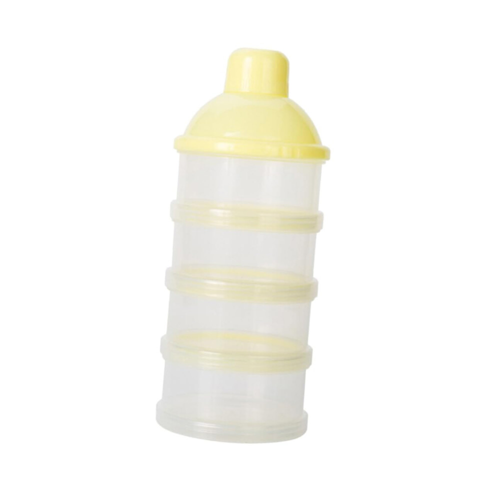 Baby Formula Dispenser with Three Stackable Compartments, NonSpill Milk Powder Container for Travel