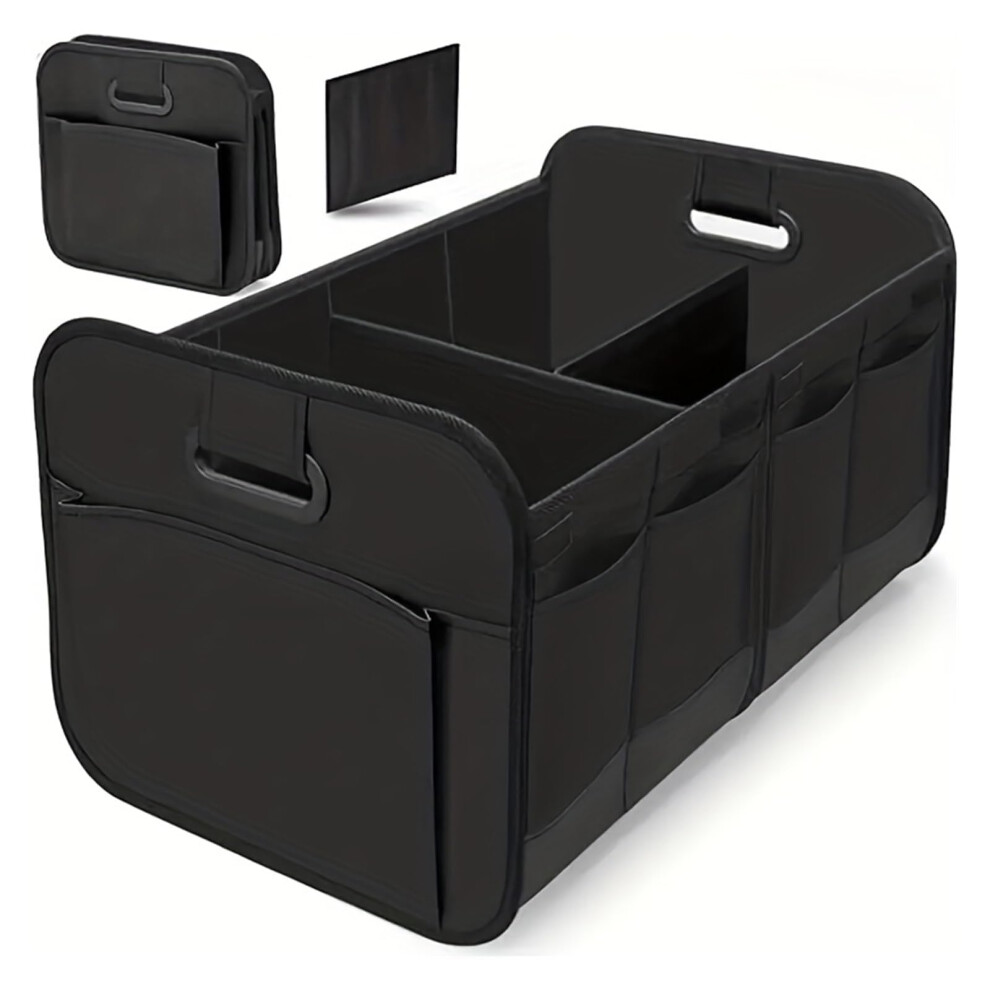 Foldable Car Trunk Organizer With Multicompartments, Heavyduty 600D Oxford Suv Storage Box 9455672765220