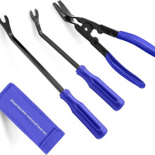 Car Trim Removal Tool Set with Ergonomic AntiSlip Grip for Fastener and Door Panel , 3pcs