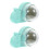 2Pièces Boules Adhesives D'herbe À Chat Vertes Rotatif Intérieur 5