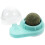 2Pièces Boules Adhesives D'herbe À Chat Vertes Rotatif Intérieur 10