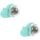 2Pièces Boules Adhesives D'herbe À Chat Vertes Rotatif Intérieur 6