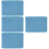 4Pcs Foldable Sky-Blue Cooling Pad Breathable Pet Mat for Small Dogs 9