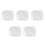 120Pcs Silicone Eyelash Curler Replacement Pads White Soft Durable 10