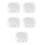 120Pcs Silicone Eyelash Curler Replacement Pads White Soft Durable 4