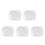 120Pcs Silicone Eyelash Curler Replacement Pads White Soft Durable 8