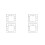 4Pcs Silver Acrylic Clock Wall Stickers Modern Square Mirror DIY Decor 8