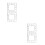 4Pcs Silver Acrylic Clock Wall Stickers Modern Square Mirror DIY Decor 7