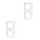 4Pcs Silver Acrylic Clock Wall Stickers Modern Square Mirror DIY Decor 10