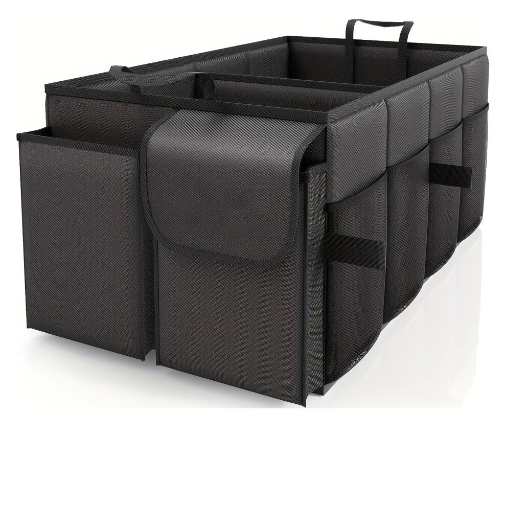 Car Trunk Organizer With Large Capacity, Collapsible Storage Box For Suv And Sedan 9113335622845