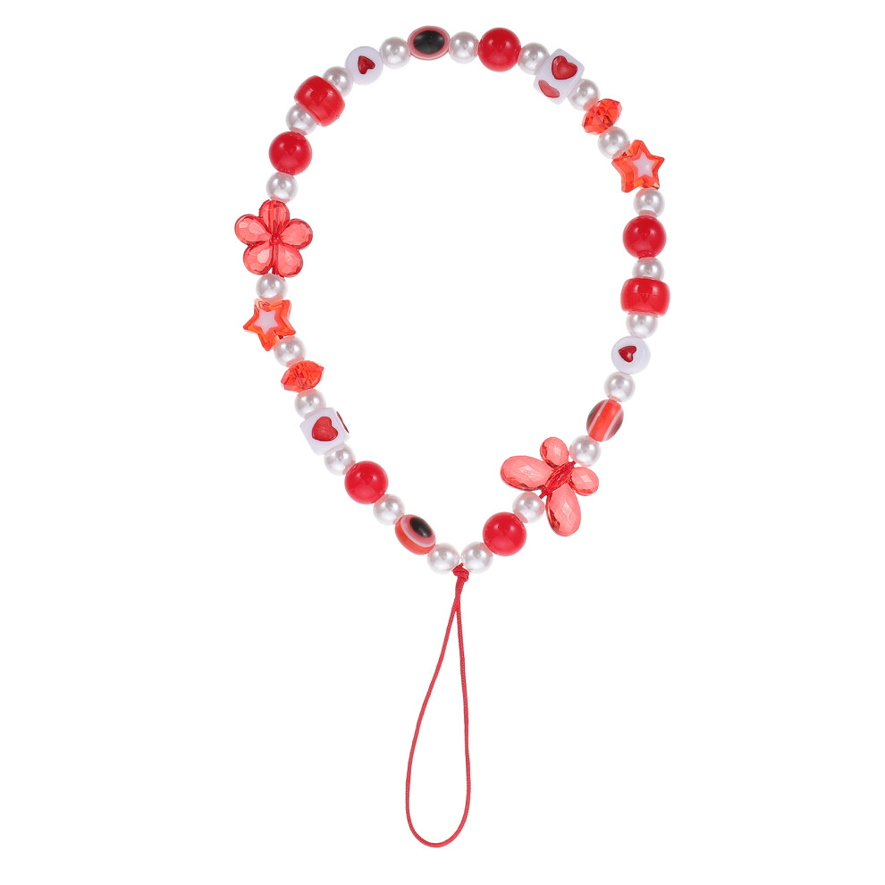 2Pcs Multi-Function Acrylic Phone Lanyard Beaded Camera Hanging Charm 3631992472918