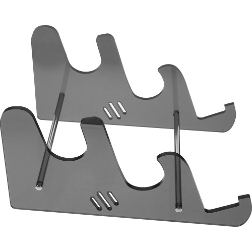 2Pcs Black Acrylic Mechanical Keyboard Holder 3 Tier Display Stand 2