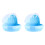 2Pcs -Blue Pet Carrier for Hamsters with Drinking Bottle 2