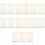 15 Pcs Mini Oil Painting Frames Square Blank Canvas Boards 9