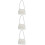 3St Witte Parel Handtas Compact Vrouwen 8