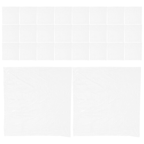 320Pièces Liner Bain Pieds Jetable Transparent Durable Portable 1