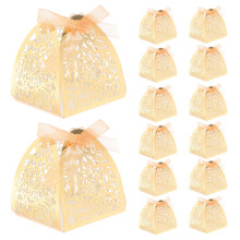 200St Gouden Papieren Candy Cups Met Hol Design Voor Feest En Bruiloft
