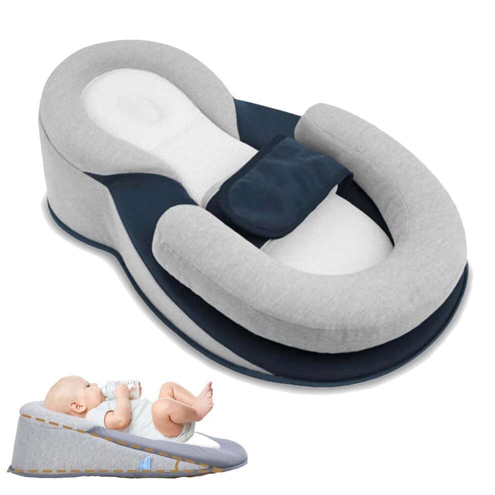 Adjustable Baby Wedge Pillow for Newborn Reflux Relief with Gentle Incline Support and Soft Comfort