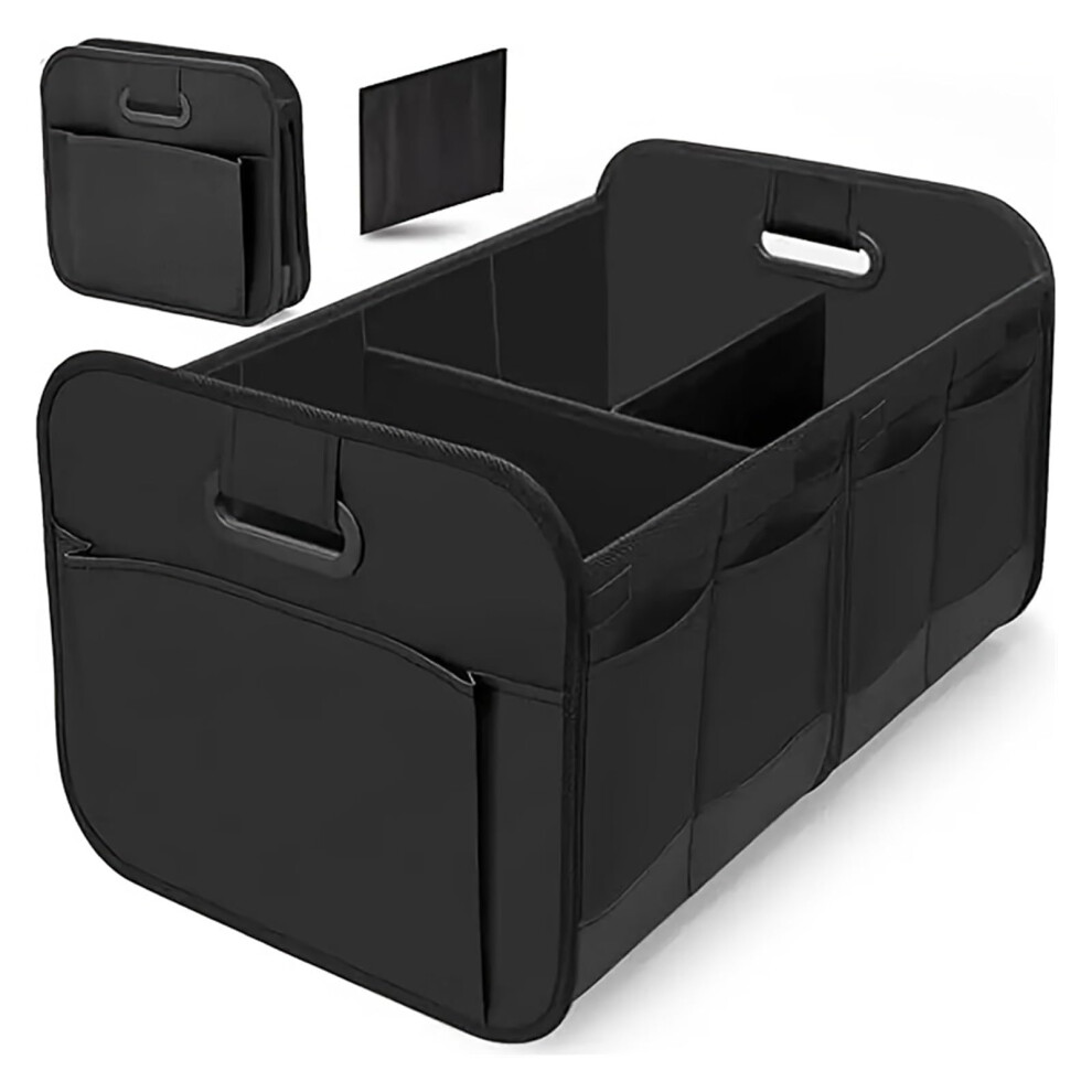 Car Trunk Organizer With Foldable Multicompartment Design And Durable Oxford Fabric For Suv 9113335623026