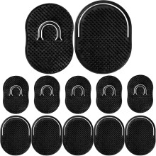 12pcs Soft Pocket Palm Combs for Men and Women, Scalp Massage Shampoo Brush Set, Travel Grooming