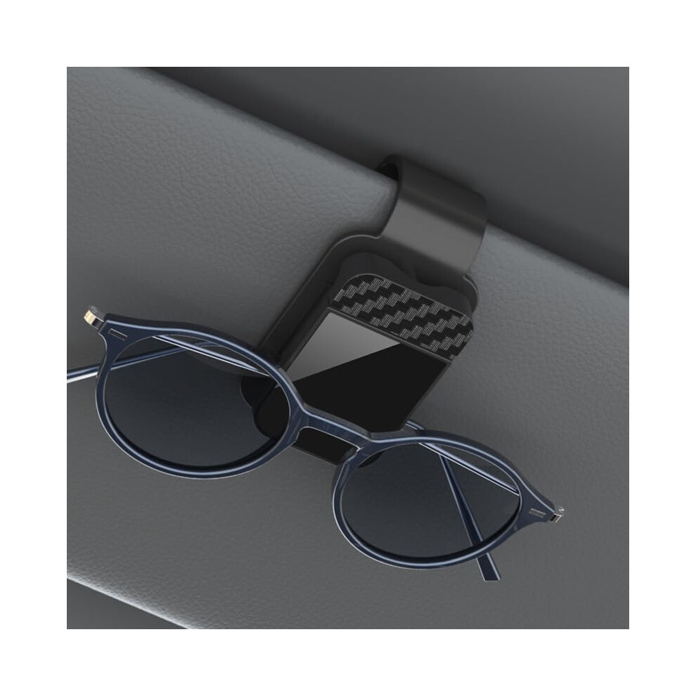 Car Sunglasses Holder Sun Visor Clip With Onehanded Quick Access Universal Fit For Suv Truck Black 9070919829727