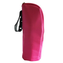 Baby Bottle Warmer Bag with Reliable Temperature Control, Travel Insulated Milk Bottle Pouch Hot Pink
