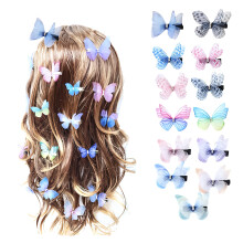 25PCS Colorful Butterfly Hair Clips Set for Women Girls Kids Weddings Parties, Lightweight Decorative Barrettes