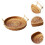 1St Rattan Dessert Aufbewahrungsplatte (Hellbraun) 11