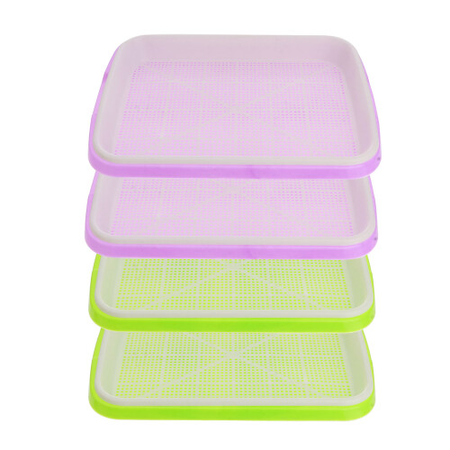 8Sets Wasserpflanz- Und Keimtabletts Langlebigem Material, Bunt