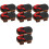 4Paare Holzclogs Handgefertigt Puppenschuh 5
