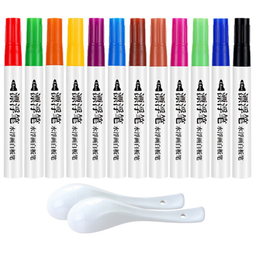 2Sets Löschbare Wasser Malstifte Whiteboard Marker Für Kinder 1