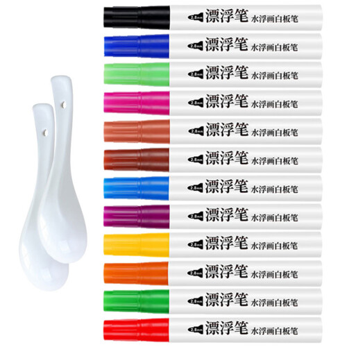 2Sets Löschbare Wasser Malstifte Whiteboard Marker Für Kinder 2