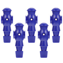 10St Resin Voetbalspel Spelers Donkerblauw, Perfect Voor Toernooien