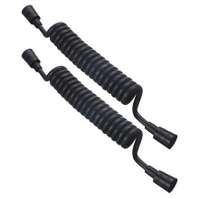 4Pcs Heat-Resistant Bathroom Sprayer Hose Stainless Steel Black