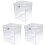 3Pièces Douche Transparent Pour Petits Oiseaux 2