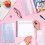 30Pièces Protège-Livres École Transparent Résistant Réutilisable 8
