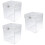 3Pièces Douche Transparent Pour Petits Oiseaux 7