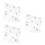 15Pcs Clear Acrylic Quilting Rulers Multi-Pattern Sewing Templates DIY 6