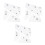 15Pcs Clear Acrylic Quilting Rulers Multi-Pattern Sewing Templates DIY 10