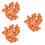 60Pcs Red Micro Landscape Bricks for DIY Garden and Model Building 7
