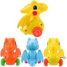 16Pcs Novelty Assorted Dinosaur Car Toys Wind Up Plastic Kids Gift