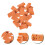 60Pcs Red Micro Landscape Bricks for DIY Garden and Model Building 10