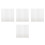 60Pièces Crayons Tailleur Blancs Ergonomiques Pour Couture Quilting 10