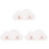 3Pcs Plastic Wall Rack White Multifunction Bag Hanger Storage for Home 4