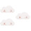 3Pcs Plastic Wall Rack White Multifunction Bag Hanger Storage for Home 9