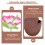 2Pcs Creative Tiki Cocktail Cups Light Brown PP Decorative Bar Cups 5