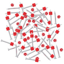 100Pcs Steel and Plastic Fix Air Drain Nails for Hanging Wall Decor