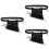 3Pcs Sword Belt Holder for Home Use Black Design 7