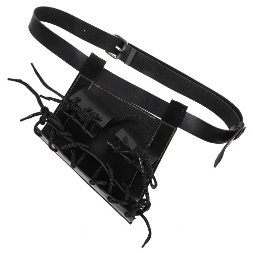 3Pcs Sword Belt Holder for Home Use Black Design 1